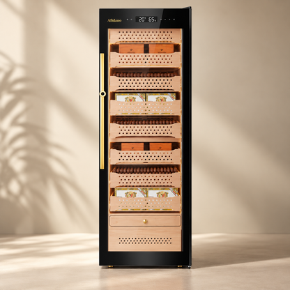 Afidano B6 1600 Adet Kapasiteli Humidor & Puro Dolabı