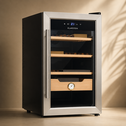 Klarstein El Presidente 48 Litre Elektrikli Humidor & Puro Dolabı