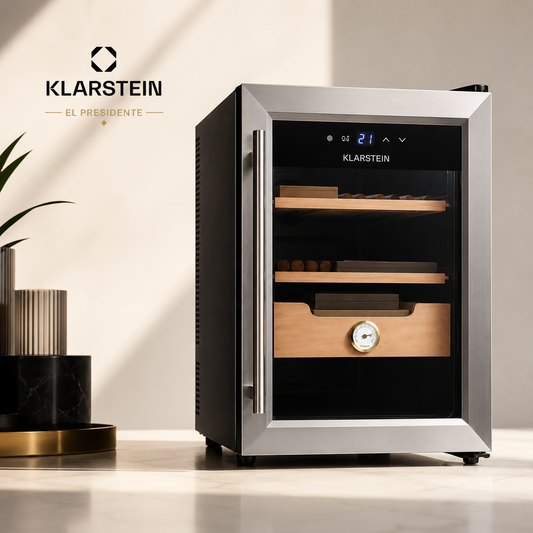 Klarstein El Presidente 37 Litre Elektrikli Humidor & Puro Dolabı
